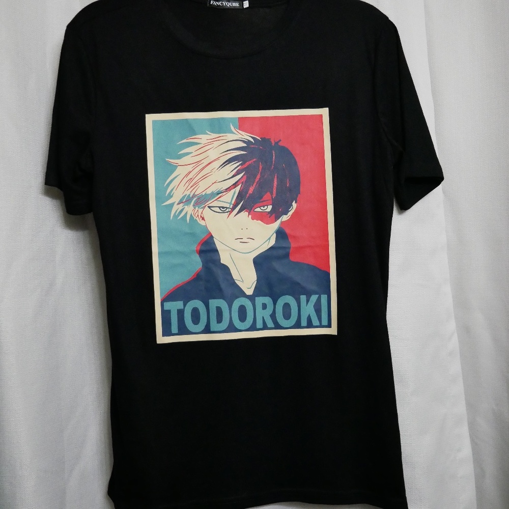 Fancyqube Todoroki Shirt Size Medium Anime - My hero acadamia